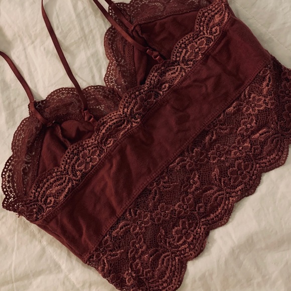 lace plum bralette - Picture 2 of 2